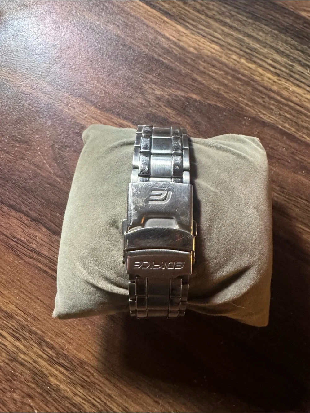 Men's Silver Stainless Steel Chronograph Watch - Unbranded